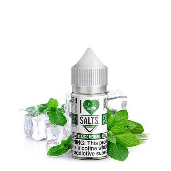 Classic Menthol 30ml by I Love Salts by Mad Hatter - V Nation by ANA Traders - Vape Store