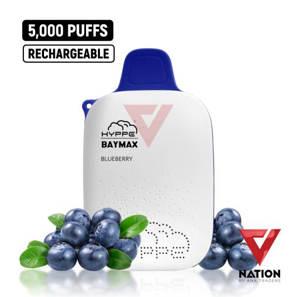 HYPPE BAYMAX BLUEBERRY 5% 5000 PUFFS - V Nation by ANA Traders - Vape Store