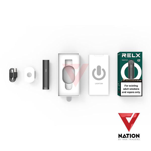 RELX ESSENTIAL DEVICE BLACK - V Nation by ANA Traders - Vape Store