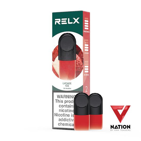 RELX POD LYCHEE ICE 30MG 1.9ML (2PER PACK) - V Nation by ANA Traders - Vape Store