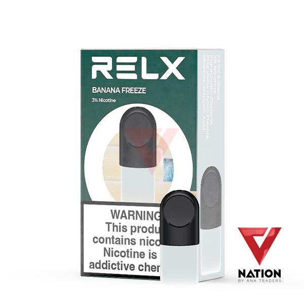 RELX POD PRO BANANA FREEZE 30MG 1.9ML (1 PER PACK) - V Nation by ANA Traders - Vape Store