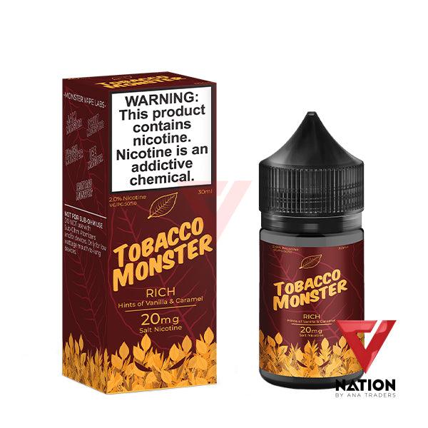 RICH 30ML BY TOBACCO MONSTER SALT - V Nation by ANA Traders - Vape Store
