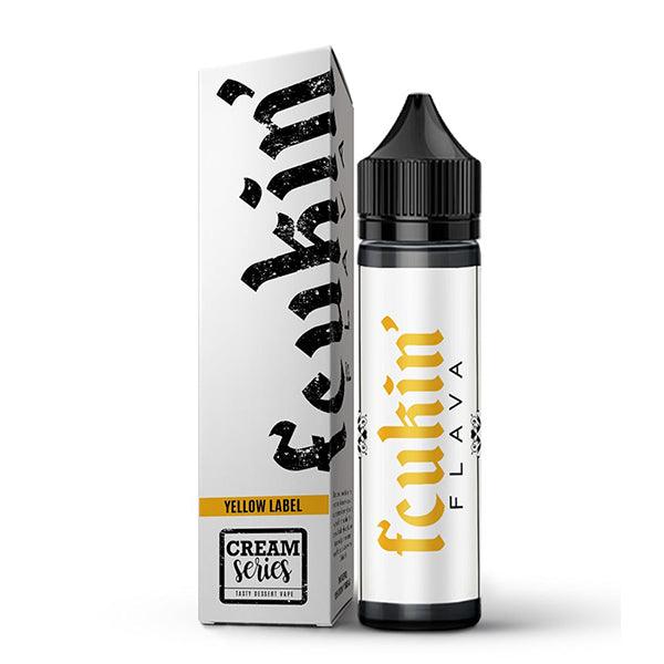 Yellow Label 60ml by Fcukin’ Flava Cream Series - V Nation by ANA Traders - Vape Store